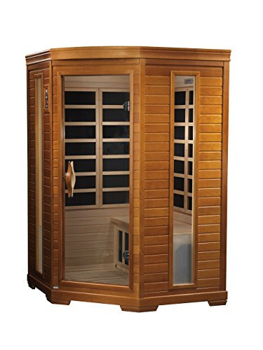 DYNAMIC SAUNAS AMZ-DYN-6225-02 Bilbao 2-Person Corner Far Infrared Sauna