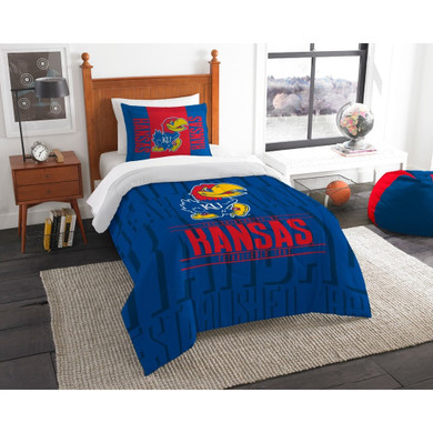 Kansas Jayhawks Twin Comforter Set