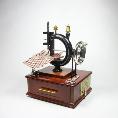 classical Sewing machine Music box