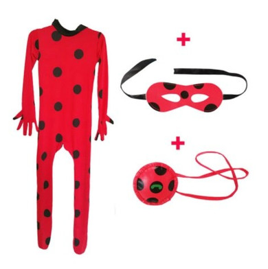 Ladybug Cosplay Disfraz Halloween Costume For Kids Christmas Family Matching Clothes Girls Women Jumpsuit Anime Marinette