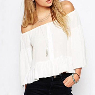 Maternity Casual Off Shoulder Tee