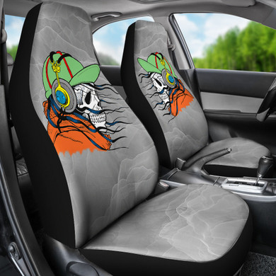Skull car seat cover