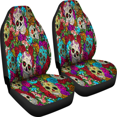 Sugar Skull Seat Covers