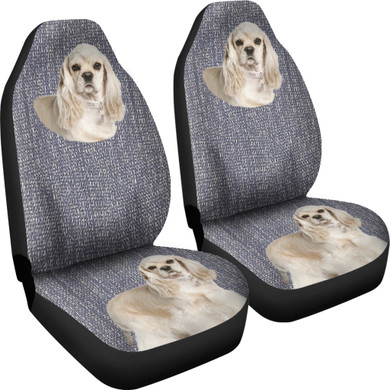 cocker spaniel Car Seat Cover
