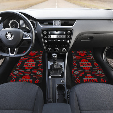 Midnight Red Front Car Mats (Set Of 2)