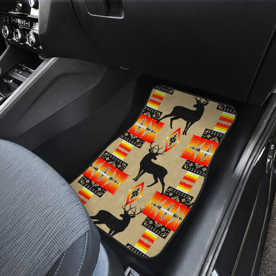 Deer Tan Front Car Mats (Set Of 2)