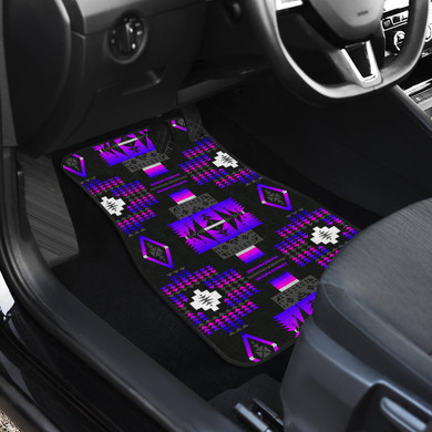 Midnight Purple Front Car Mats (Set Of 2)