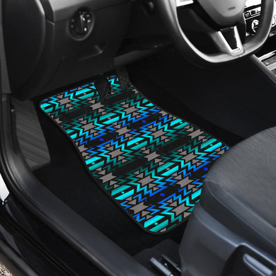 Black Fire Northern Lights Front Car Mats (Set Of 2)