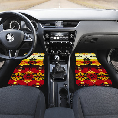 Sovereign Nation Fire Front And Back Car Mats (Set Of 4)