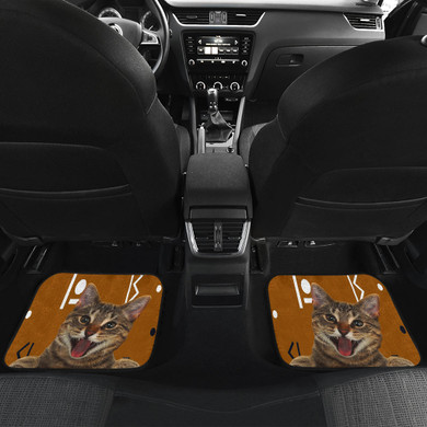 Rock Cat Car Floor Mat