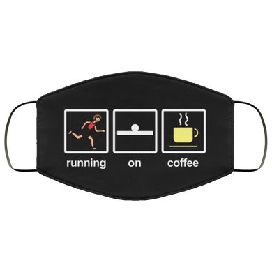 Running on Coffee Face Mask