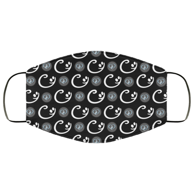 Pitt Smiley and Heart Face Mask