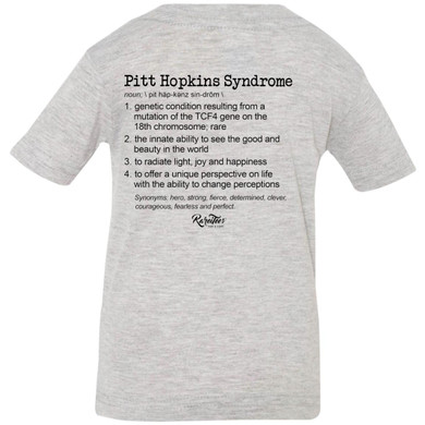 Pitt Hopkins Definition of a Hero Infant Tee
