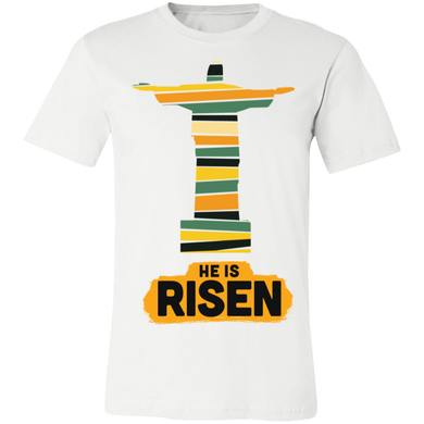 He is Risen 3001C Unisex Jersey Short-Sleeve T-Shirt