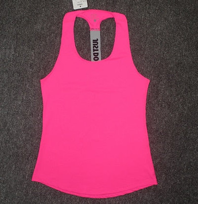 Women Sleeveless Fitness Vest Exercise Workout Sports T-Shirts Fitness Running Sport Vest Yoga top Gym Clothing T-Shirt
