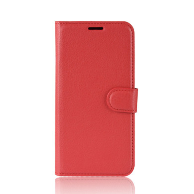 Lychee Pattern Wallet Phone Case For Samsung A12