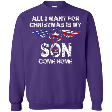 Son Christmas Printed Crewneck Pullover Sweatshirt  8 oz
