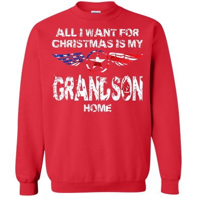 Printed Crewneck Pullover Sweatshirt  8 oz