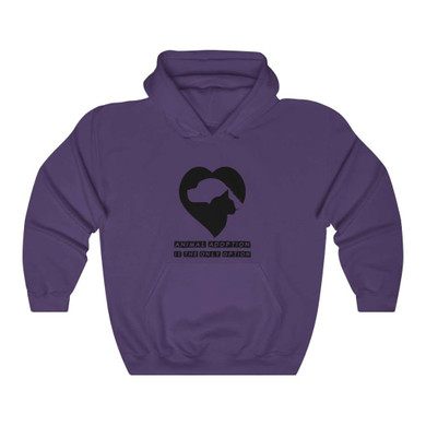 Men's Animal Adoption Is The Only Option Hoodie