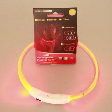 Pets LED Collar Rechargeable USB Band Belt Adjustable Flashing Safety Pet Dogs Collar Supplies Pets Supplies Pets new