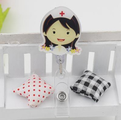 Cute Retractable ID Card Badge Holder