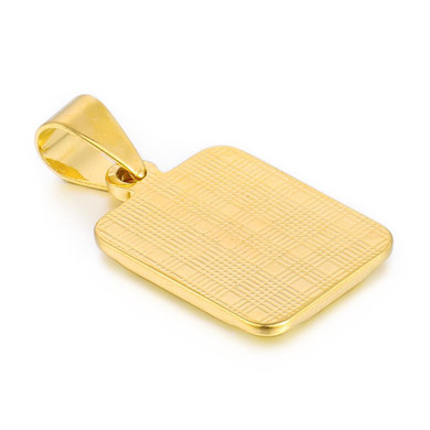 Initial Pendant With Cuban Link