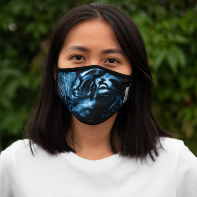 Tiger Peace Fitted Face Mask