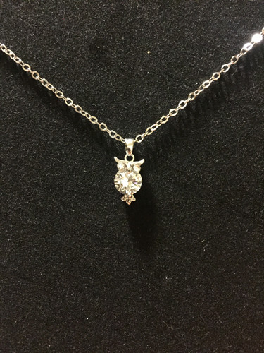 Crystal Owl Necklace