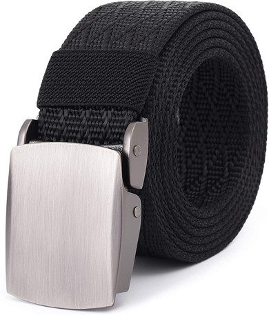 Mile High Life | Nylon Web Belt | Outdoor Military Belt | TSA Safe Buckle Plastic/Metal