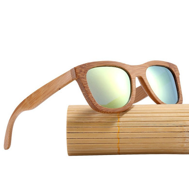 Retro Handmade Wood Sunglasses