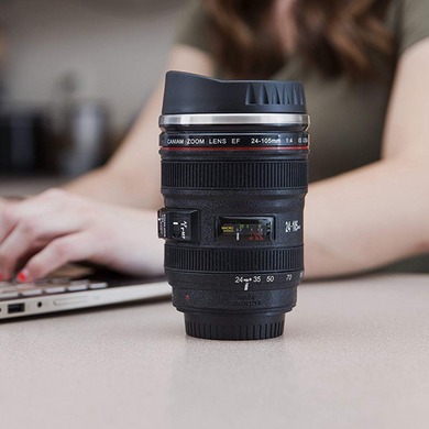 Camera Lens Travel Mug
