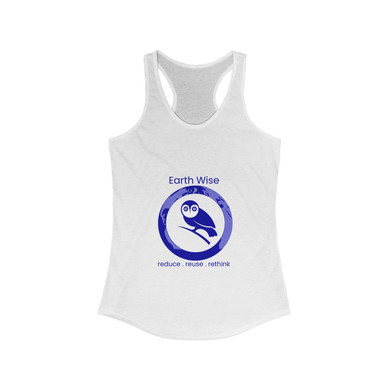 Add your Logo - Act Earth Wise Women's Ideal Racerback Tank