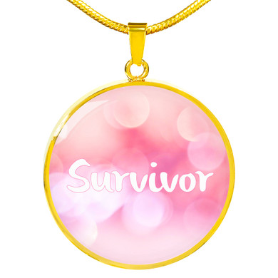 Survivor Necklace - Add Text on Back