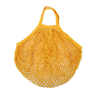 1PC Mesh Shopping Bag Net String Bag Fruit Storage Handbag Large Cotton Totes Foldable Cotton Mesh Woven Net Bag Reusable