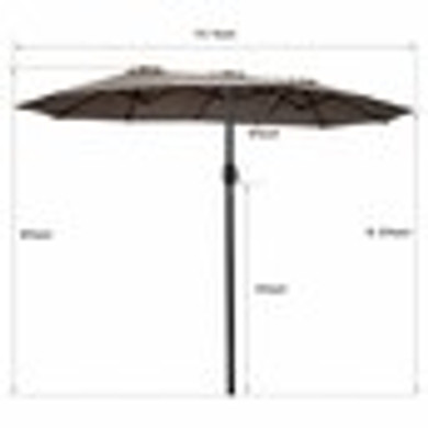 15' Outdoor Patio Umbrella