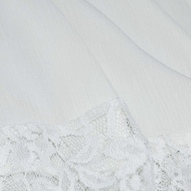 Sleeveless Lace Chiffon Top