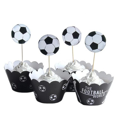 Game on! Football Cupcake Toppers and Wrappers (Set of 12) Game on! Football Cupcake Toppers and Wrappers (Set of 12)