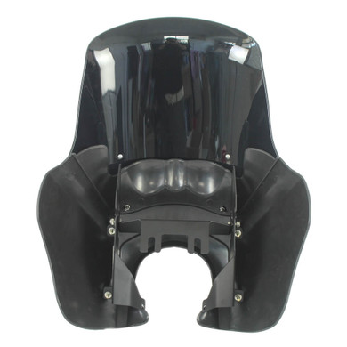 Harley Dyna Street Bob FXR Sportster T-Sport TSport Front Fairing Outer Club Style w/Black 15" Windscreen Windshield Headlight Relocation Block