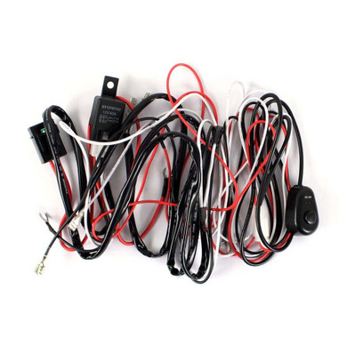 12V 40A Motorcycle Car Universal Accessories Fog Light Wiring Harness Kit Loom For LED Work Driving Light Bar With Fuse And Relay Switch