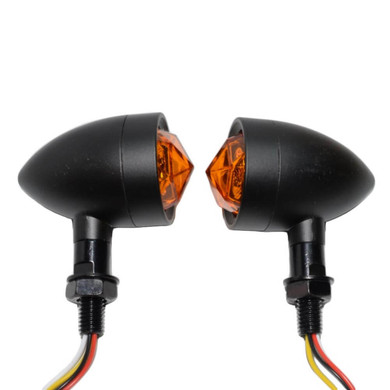 3 in 1 LED Turn Signal Blinker Indicator w/Taillight Brake Light Universal Harley Chopper Bobber Cafe Racer Custom Cruisers Triumph