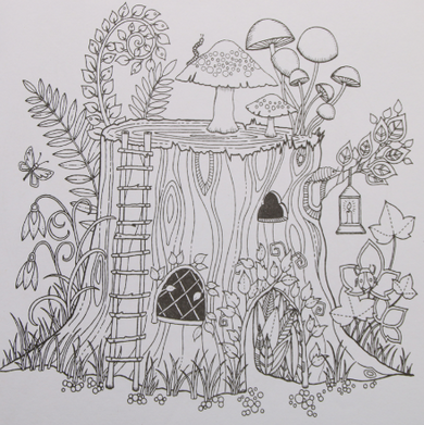 Enchanted Forest  | Adult Coloring Book