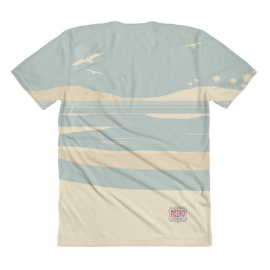Beach Bound T Shirt - Sublimation women’s crew neck t-shirt