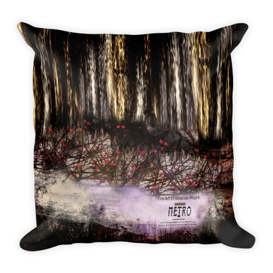 Masquerade Fairy by Amanda Magick Square Pillow