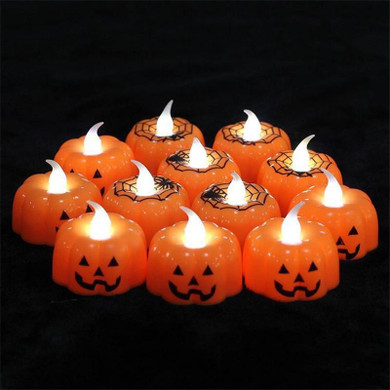 Pumpkin Candle Lamp