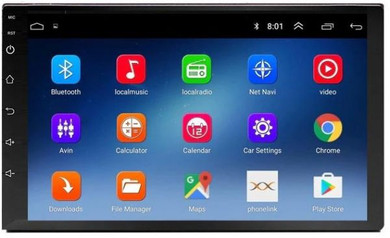 2 Din universal media player Car radio on Android 8.1 with GPS