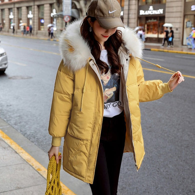 Fur Collar Hooded Winter Jacket