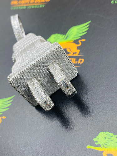 Plug baguettes custom Pendant