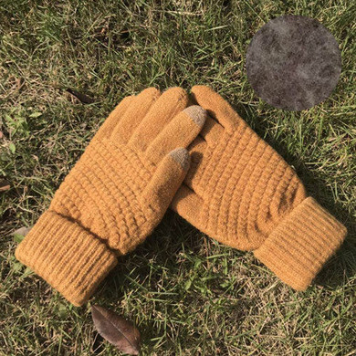 Knitted Full Finger Gloves
