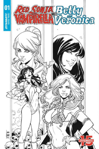 RED SONJA & VAMPIRELLA MEET BETTY & VERONICA #1 1:20 BRAGA VARIANT