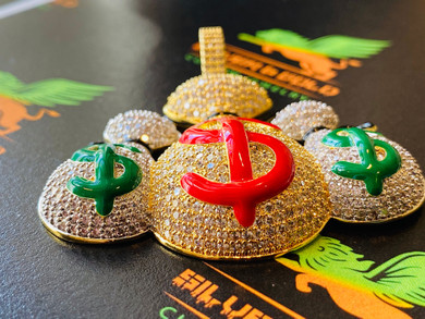 Triple Money Bag Pendant